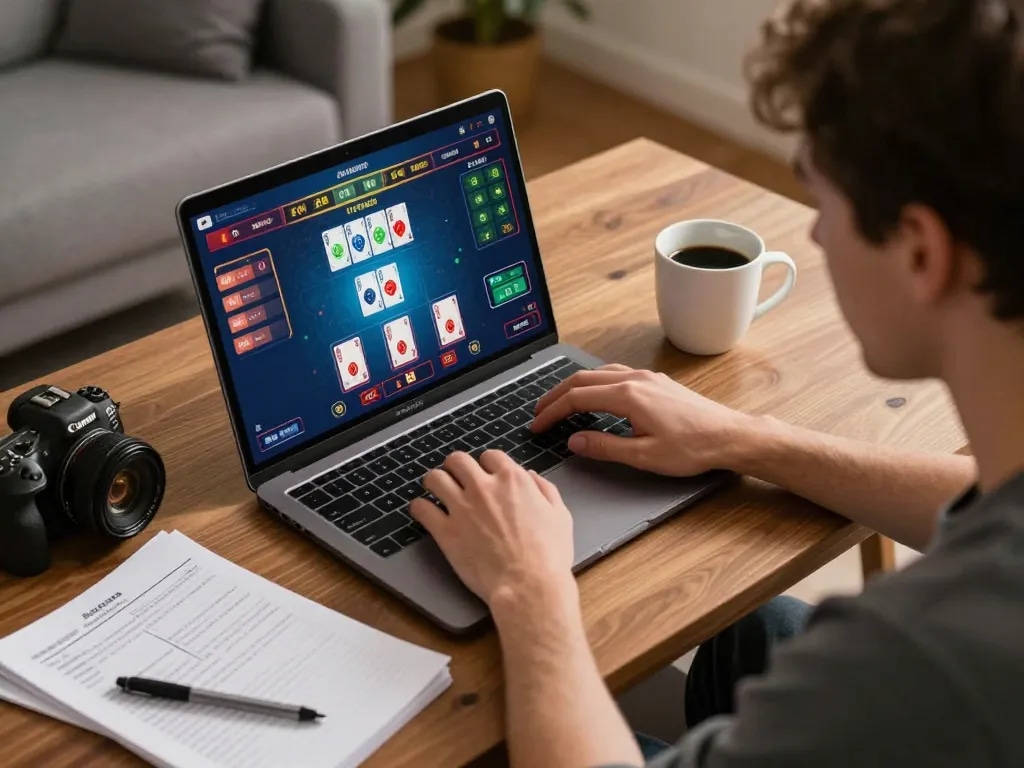 Engage with apk sungaitoto while enjoying a comfortable home online casino gaming session.