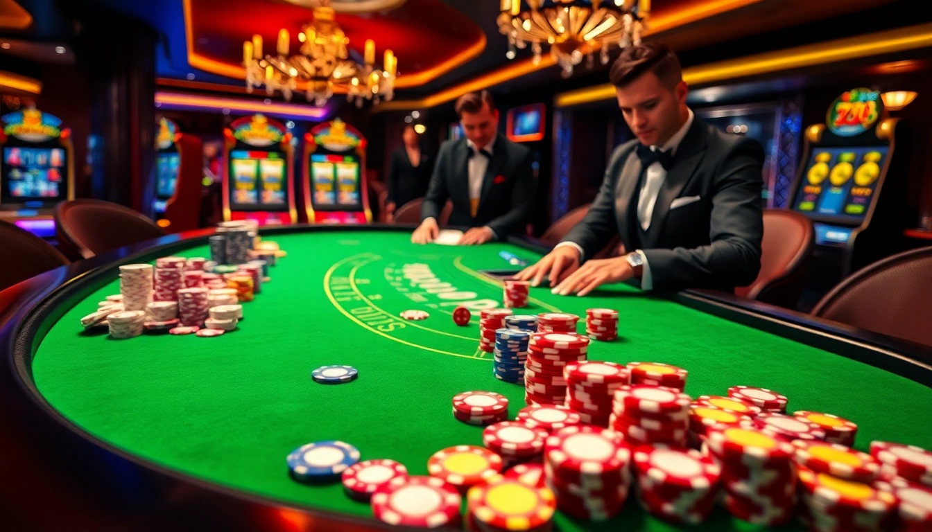 Experience the thrill of Alo 789 with vibrant casino tables filled with dice and chips.