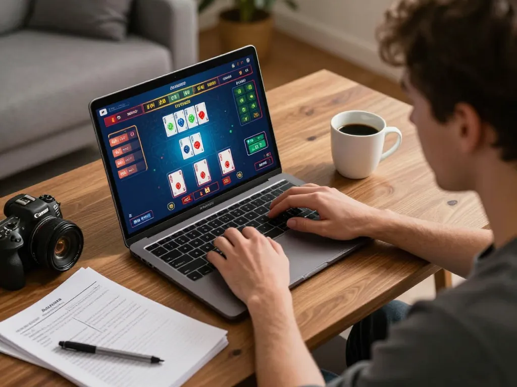 Engage with apk sungaitoto while enjoying a comfortable home online casino gaming session.