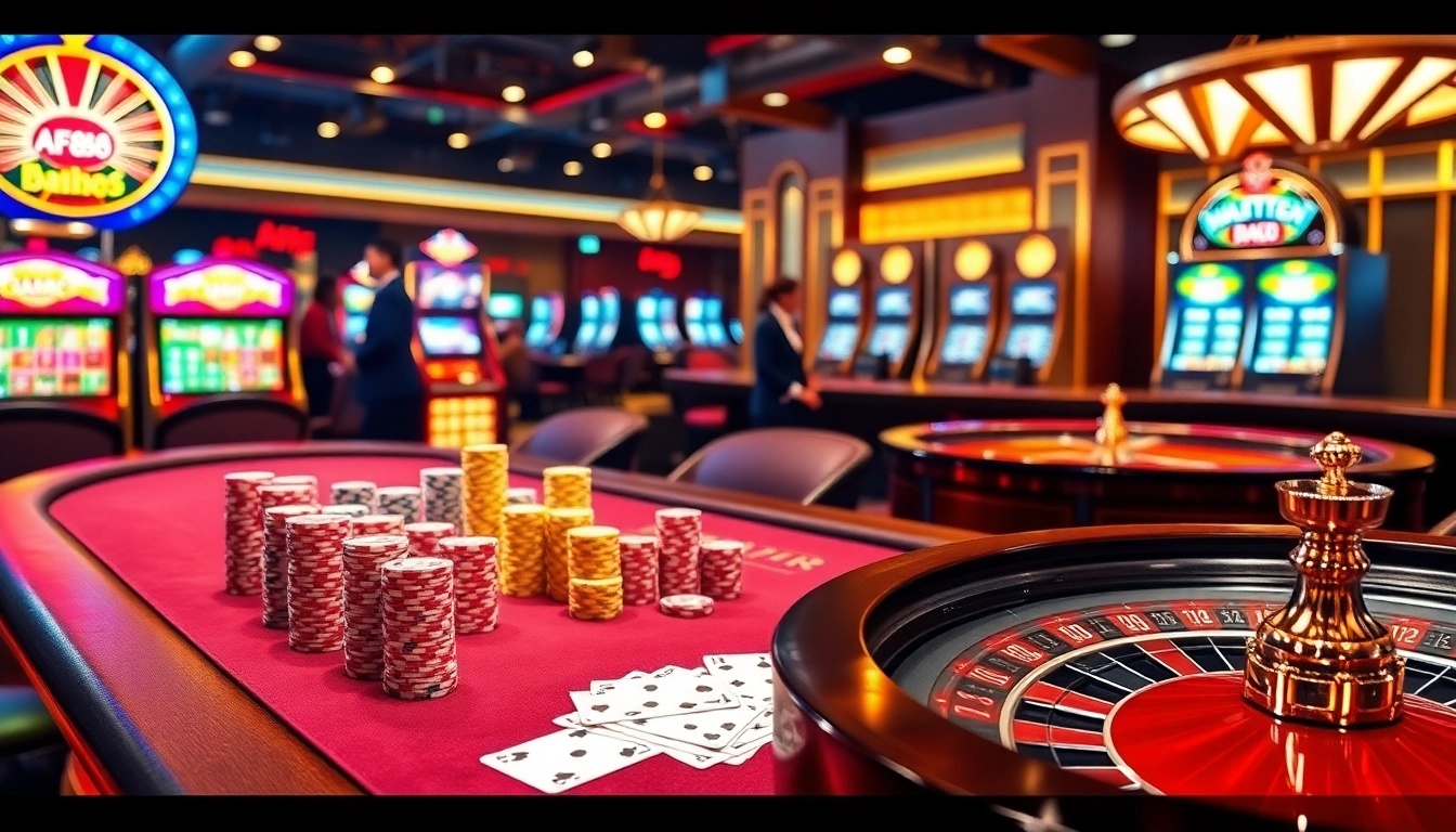 Exciting gameplay experience at the AF88 game with vibrant casino elements.