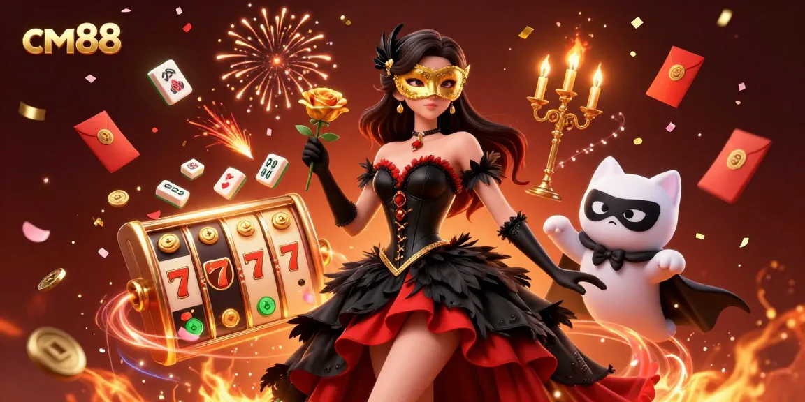Win at cm88 with dynamic slot games and stunning 3D illustrations featuring festive elements.