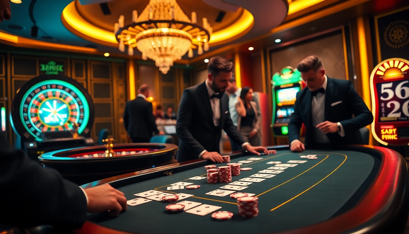 Experience the excitement of gambling at https://8xx.golf/ with elegant casino tables and vibrant slot machines.