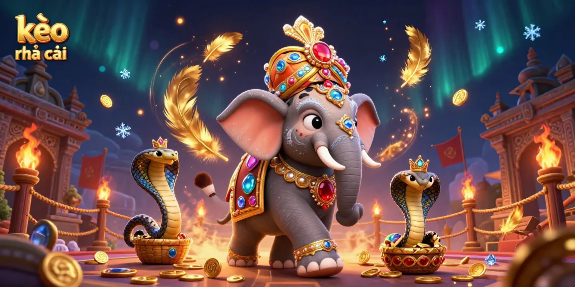 Experience thrilling bets with kèo nhà cái showcased in an illustrative scene of vibrant characters and dramatic game elements.