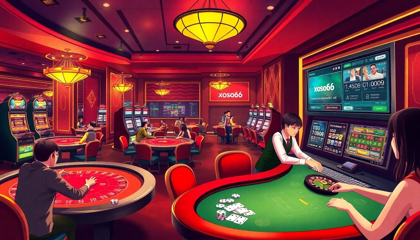 Xoso66 brings an exciting casino atmosphere with live dealer games and vibrant slot machines.