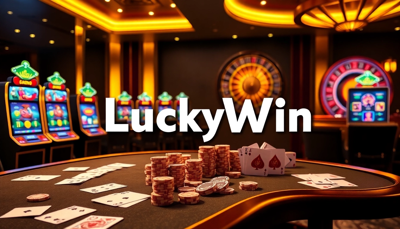 Experience vibrant online gaming at LuckyWin with thrilling slots and casino action.