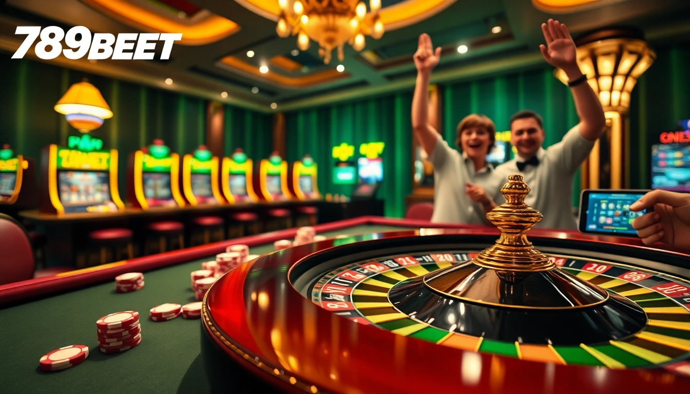 Experience the thrill of winning at 789BET with vibrant casino visuals and exciting gaming action.