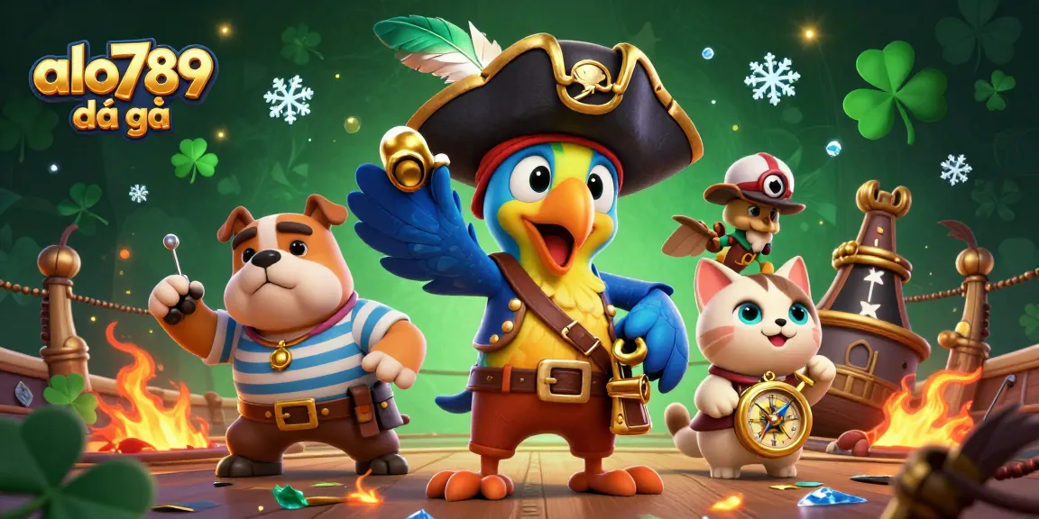 Experience the thrill of alo789 đá gà with dynamic characters in a vibrant fighting arena.