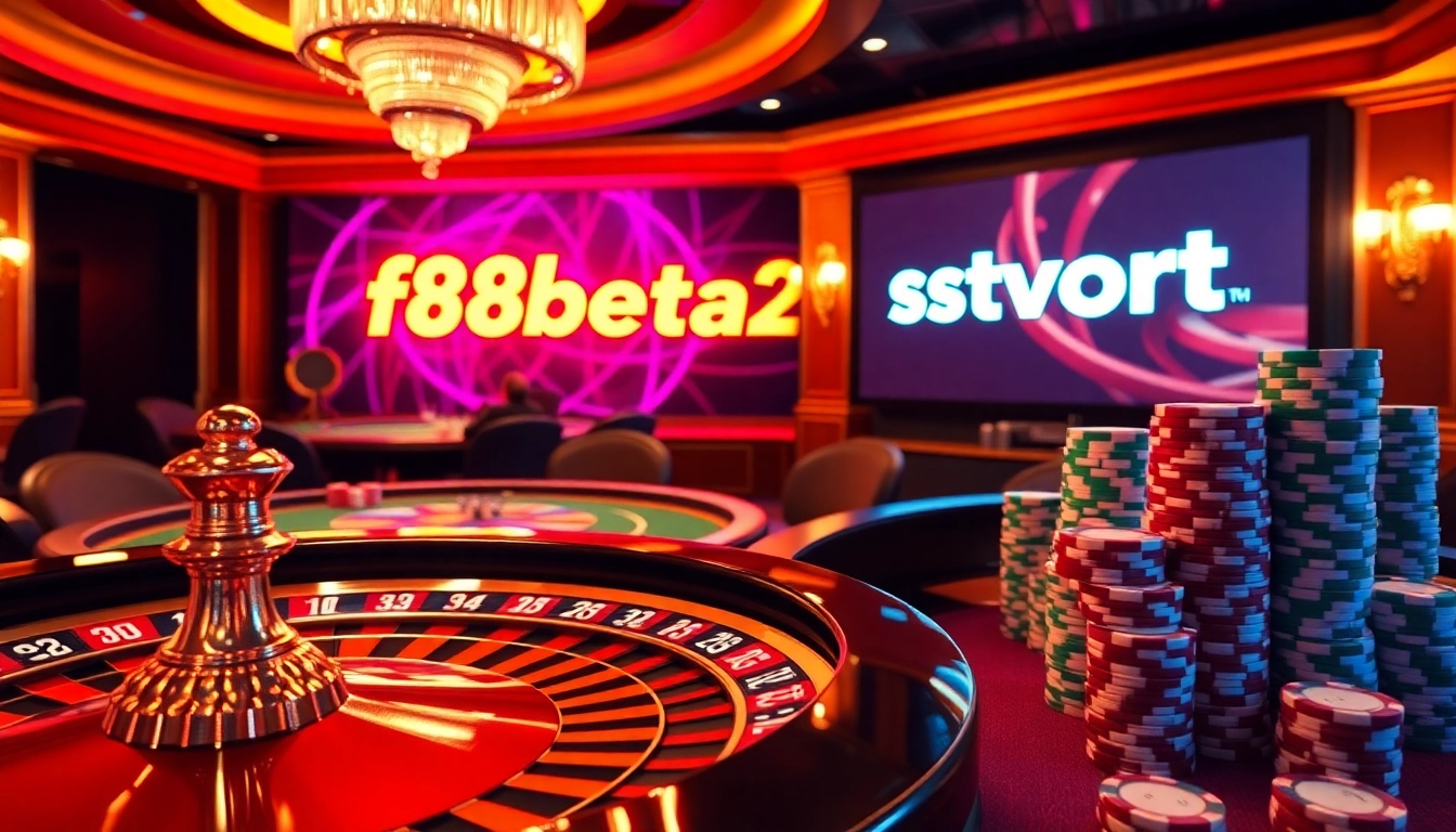 Experience thrilling gaming at f8beta2.support with vibrant poker tables and bustling casino action.