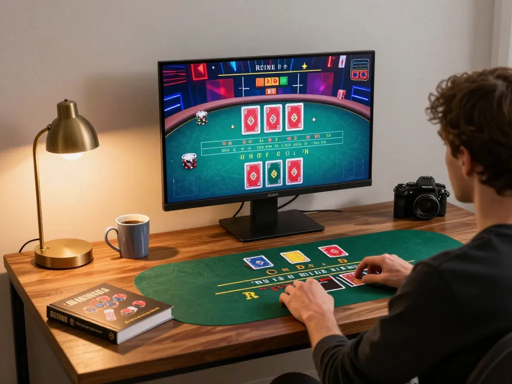 Engaging in live dealer blackjack at home environment featuring 3333WIN gaming