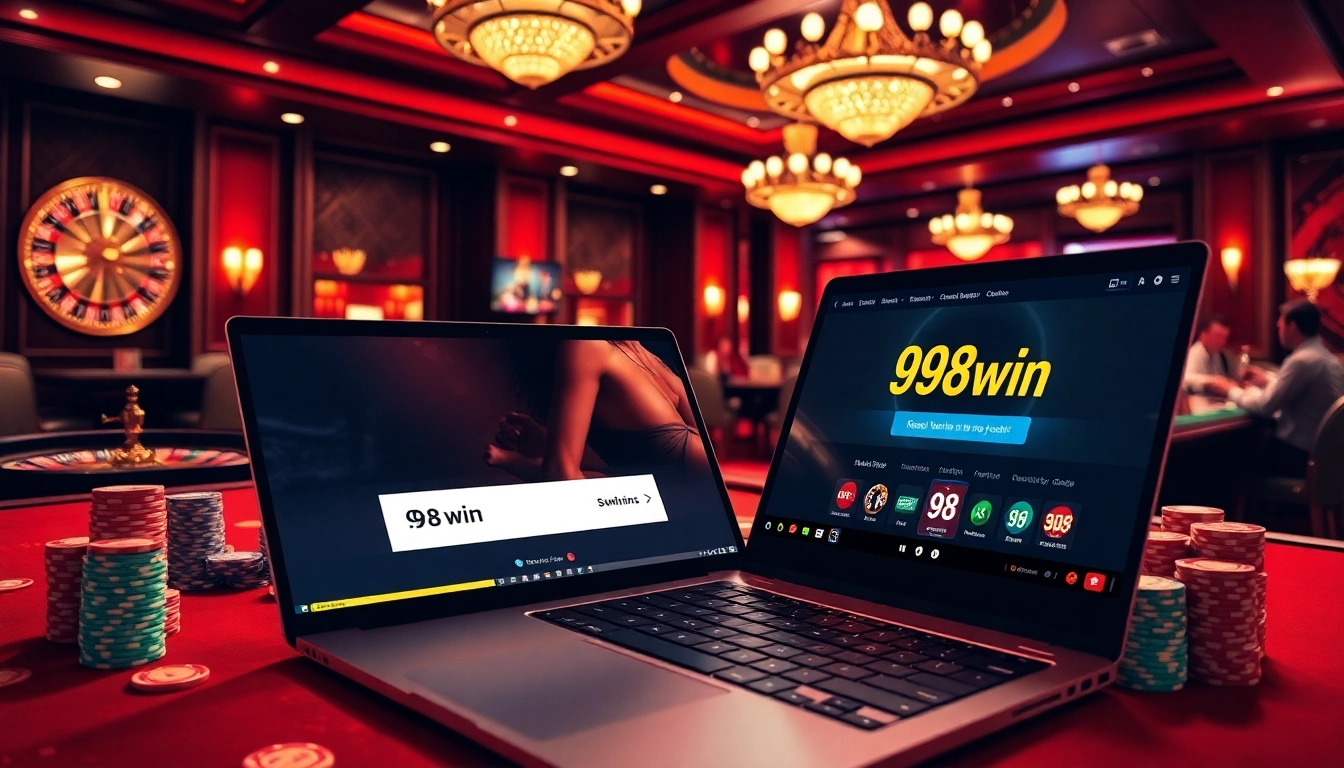 Engage with the thrilling atmosphere of the casino featuring the 98win link for your gaming experience.