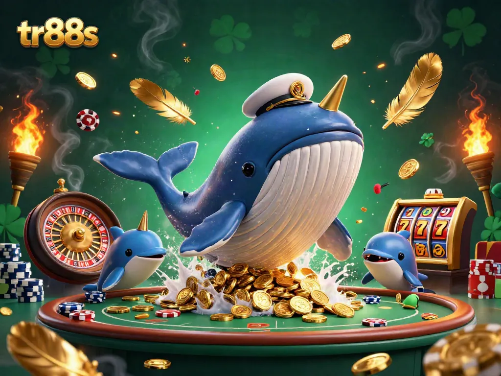 Engage in thrilling gameplay at tr88s, featuring a vibrant 3D casino scene with dynamic characters.