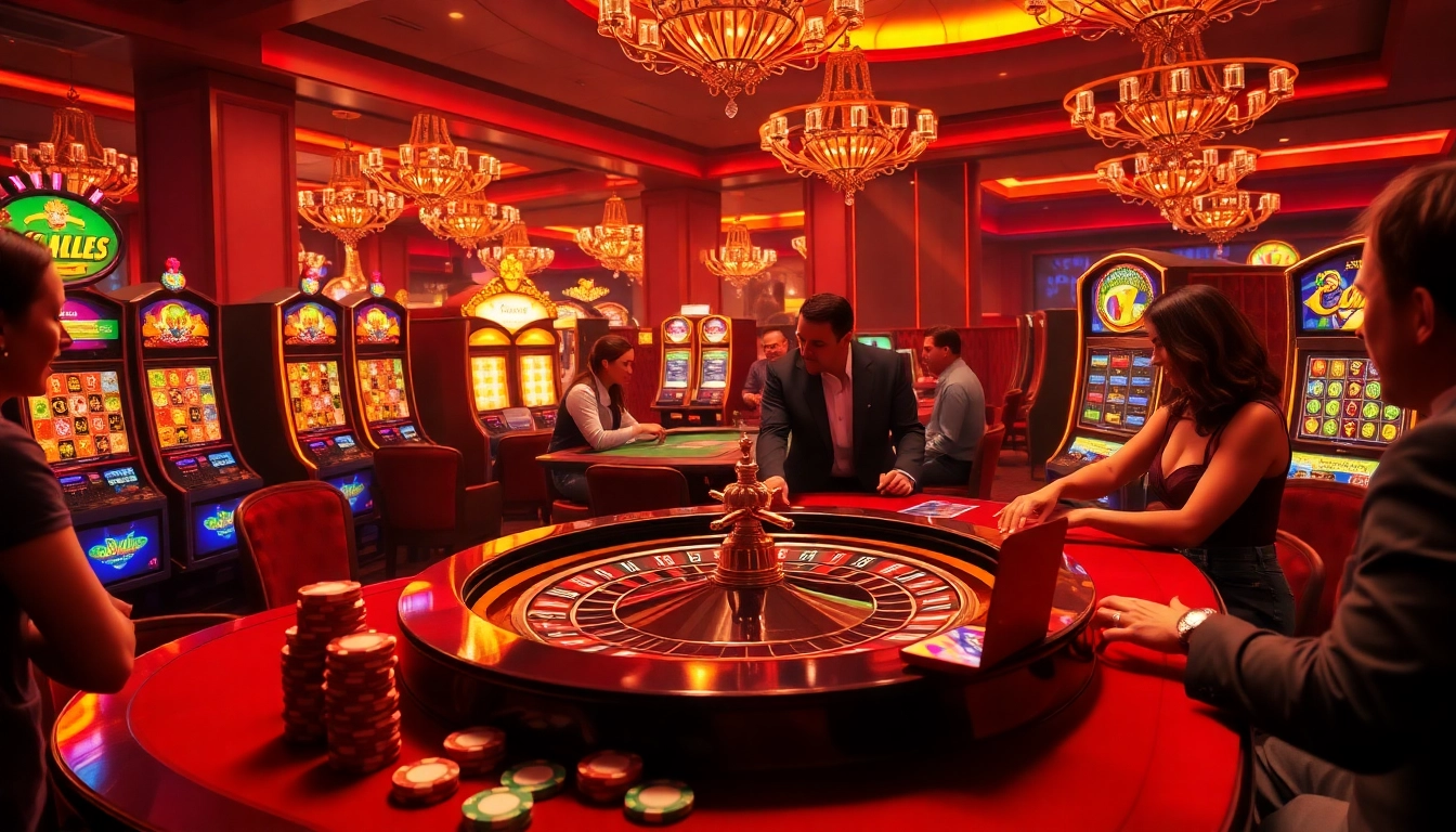 Experience G28's thrilling casino atmosphere with roulette and excited players.