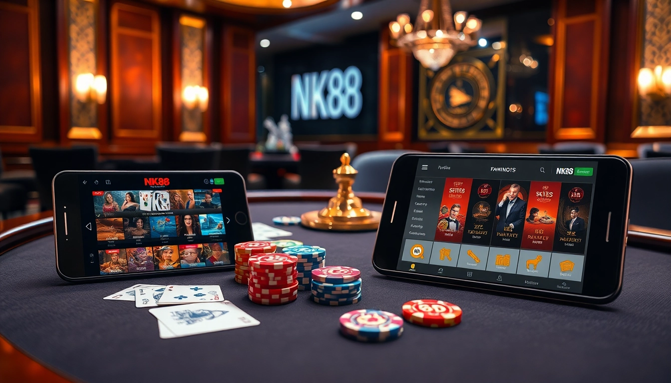 Join the thrill of online gaming at NK88's vibrant poker table.