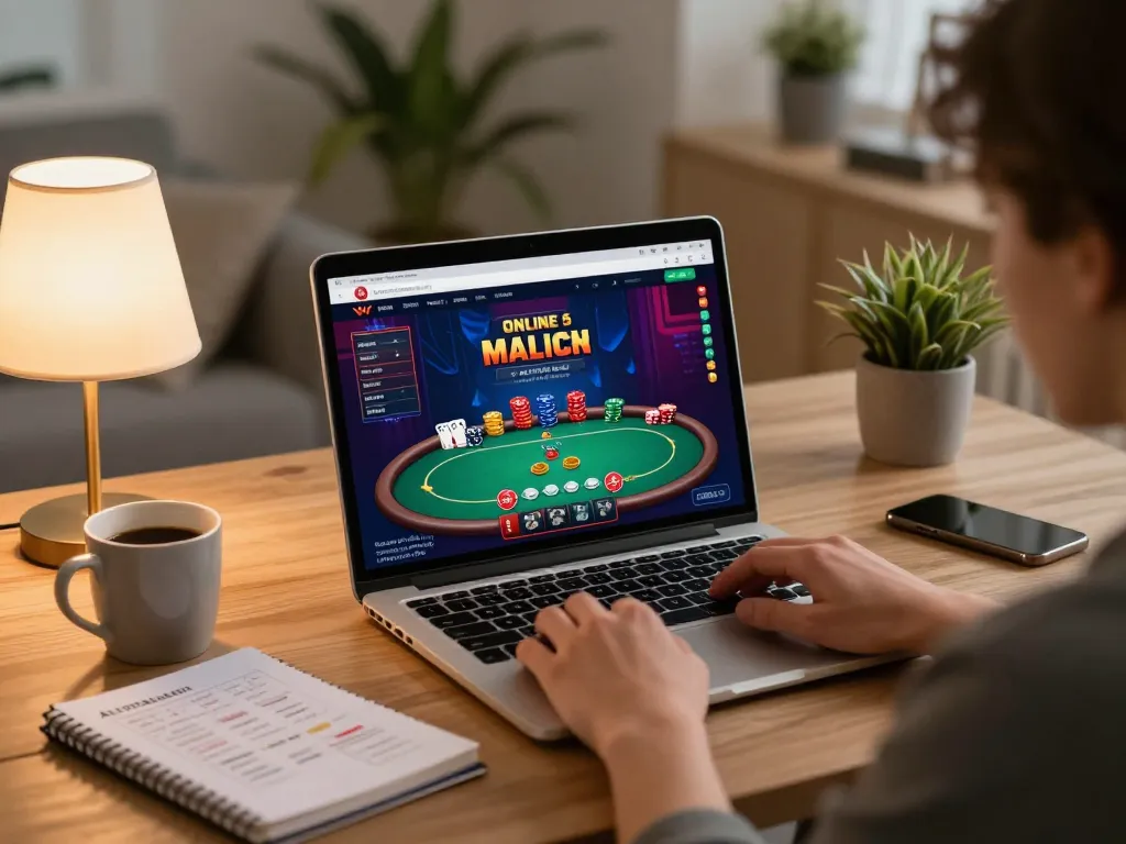Experience engaging poker gameplay at LV88 in a cozy home setting with a user-focused interface.