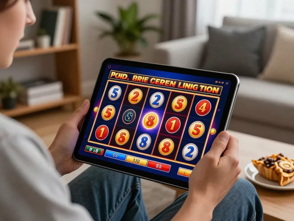 Play classic slots on KK55 tablet with cozy home atmosphere and responsible gaming focus