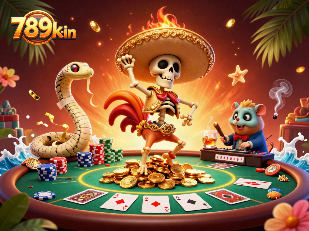 Engage in thrilling gameplay with 789k-in as the 3D characters bring the casino to life.