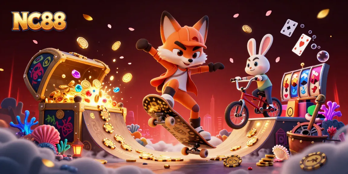 Experience thrilling gameplay at NC88 with vibrant characters and dynamic casino elements.