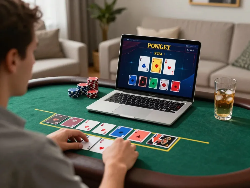 Engaging scene at BL555 online casino where a player strategically bets in a live blackjack game.