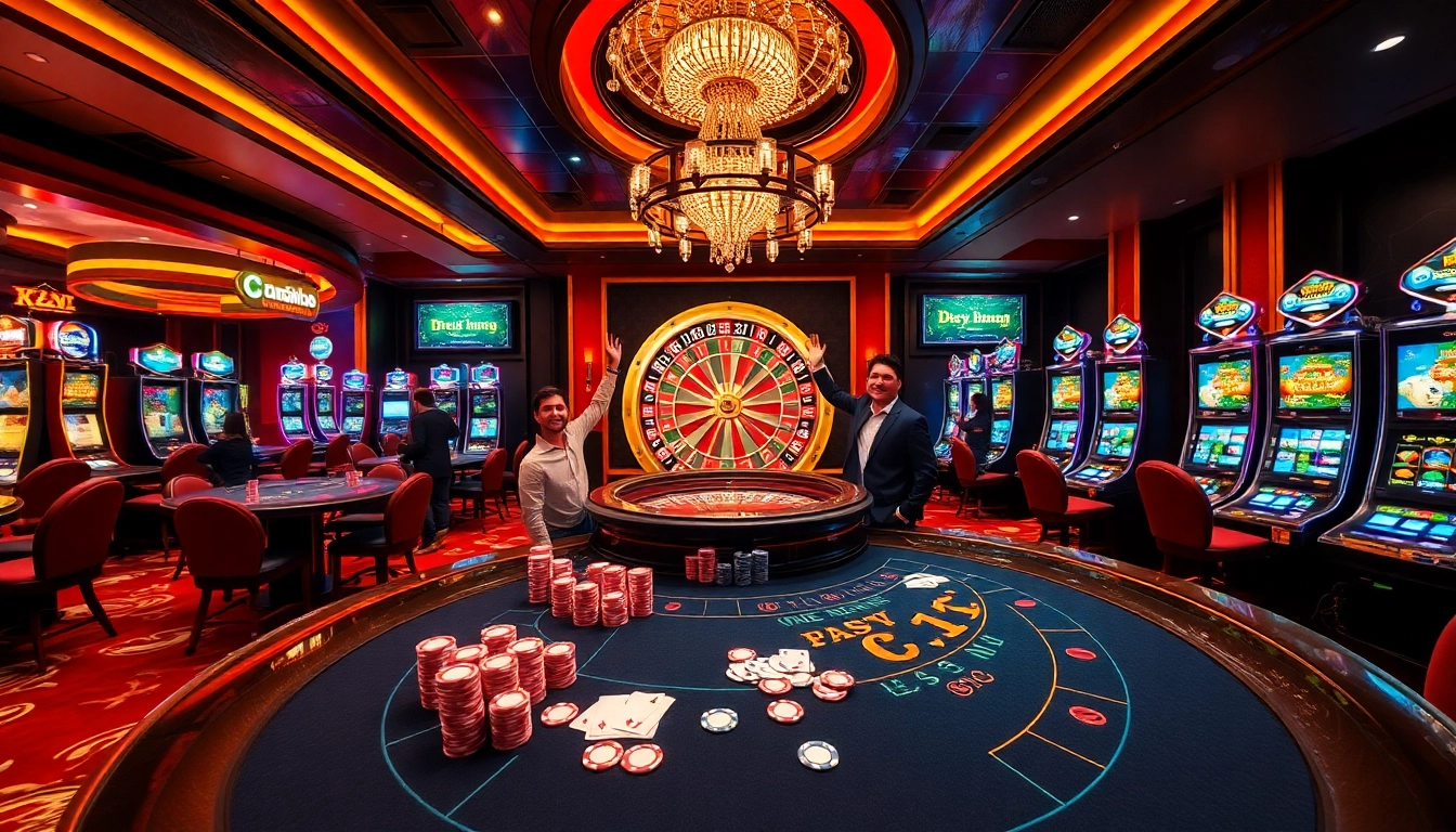 Experience thrilling casino action at https://kjc365.com/ with engaging gaming tables and vibrant atmosphere.