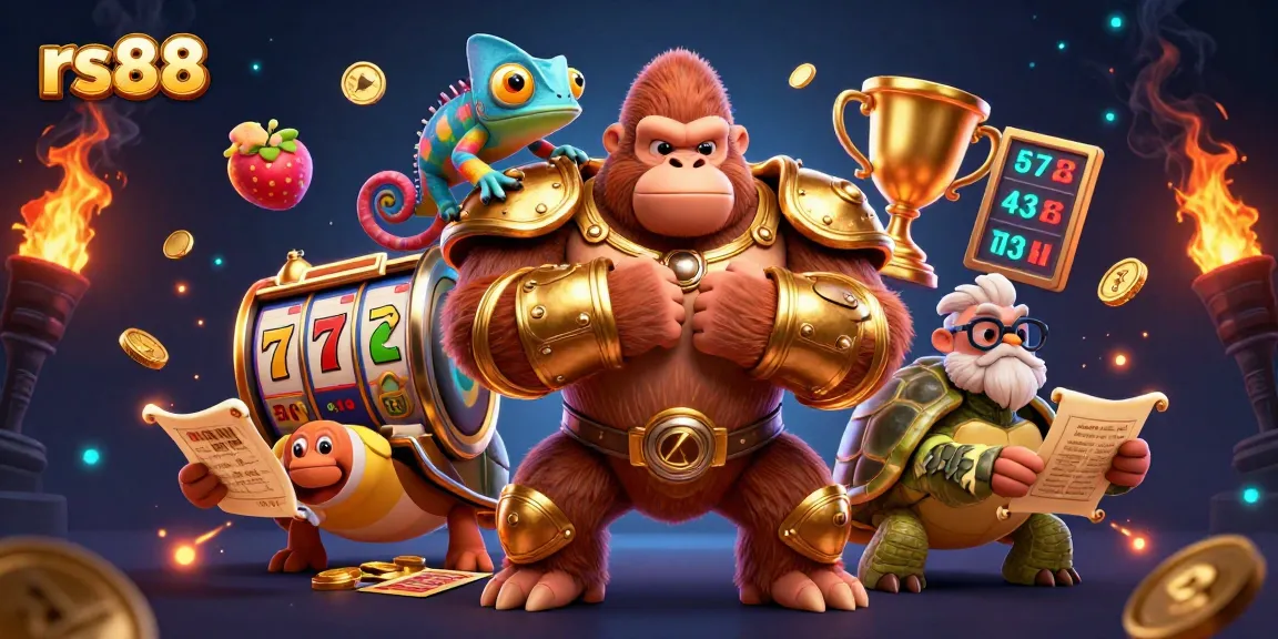 Engage with rs88's thrilling slots featuring cartoon characters and dynamic game elements.