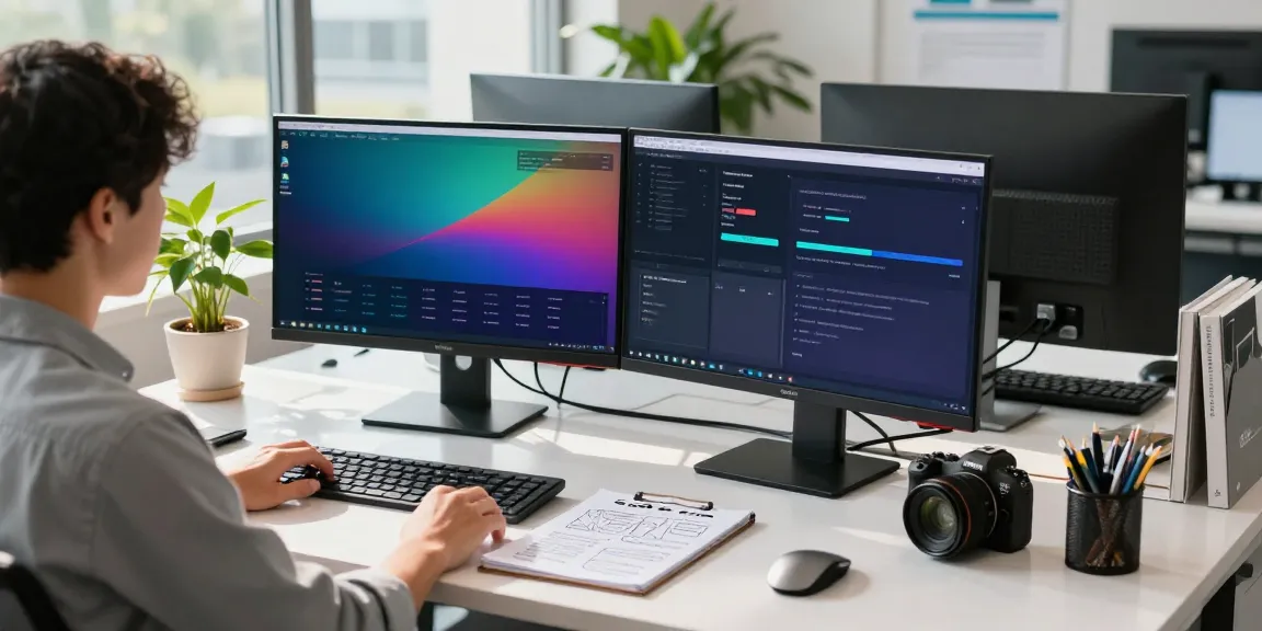 SEO analyst leveraging instant indexing tools at a modern office desk.