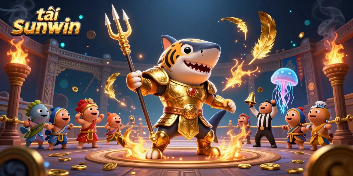 Engage in thrilling gameplay with tải sunwin, featuring a vibrant underwater battle with unique characters.