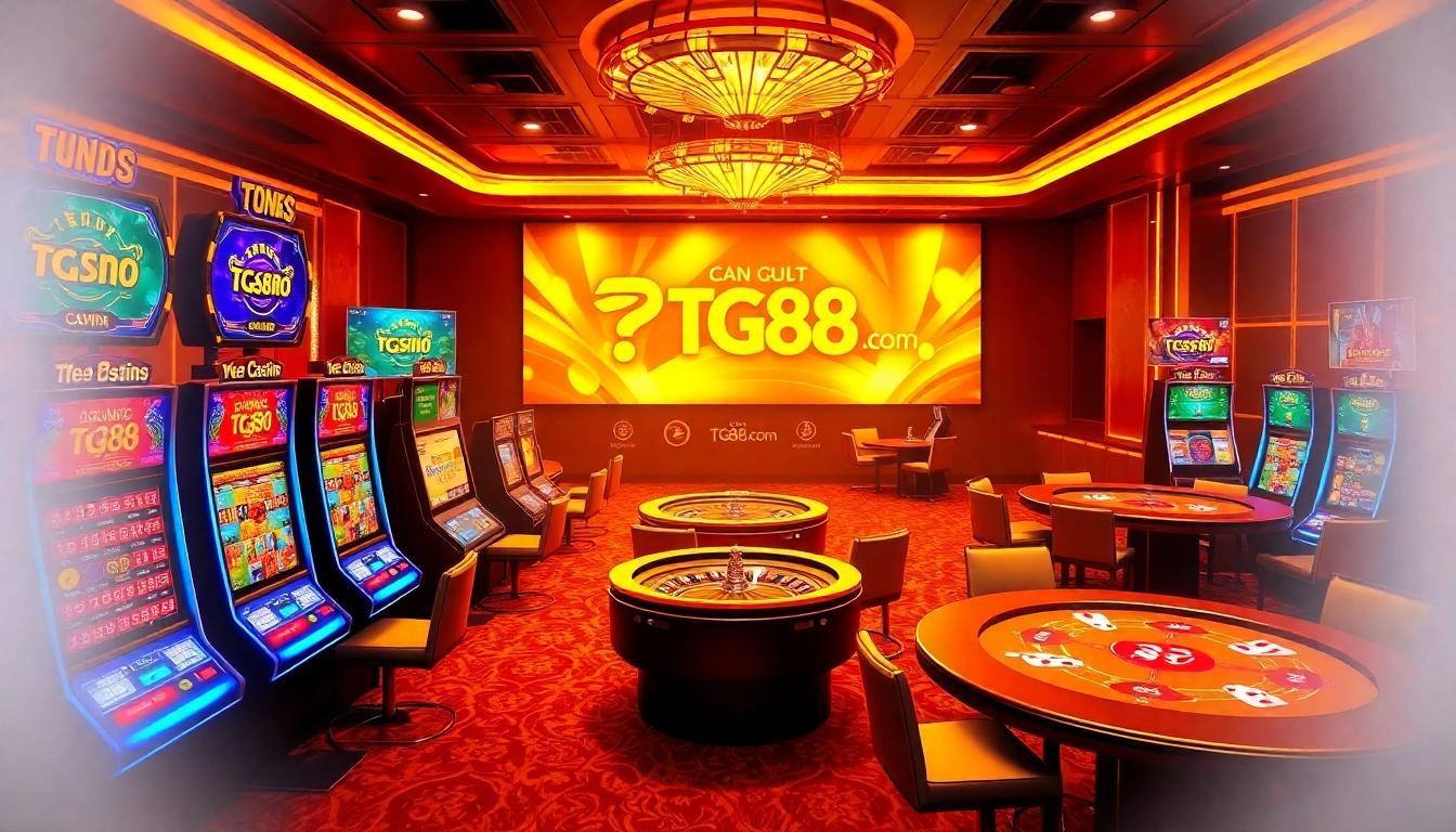 Experience top-tier online gambling with TG88 com's engaging slots and casino games.