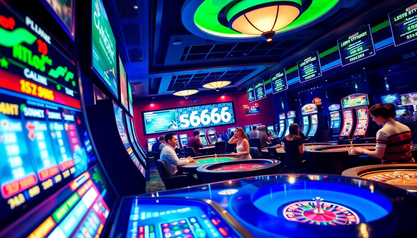 S666.nyc offers a thrilling online gambling experience featuring vibrant casino games and interactive digital interfaces.