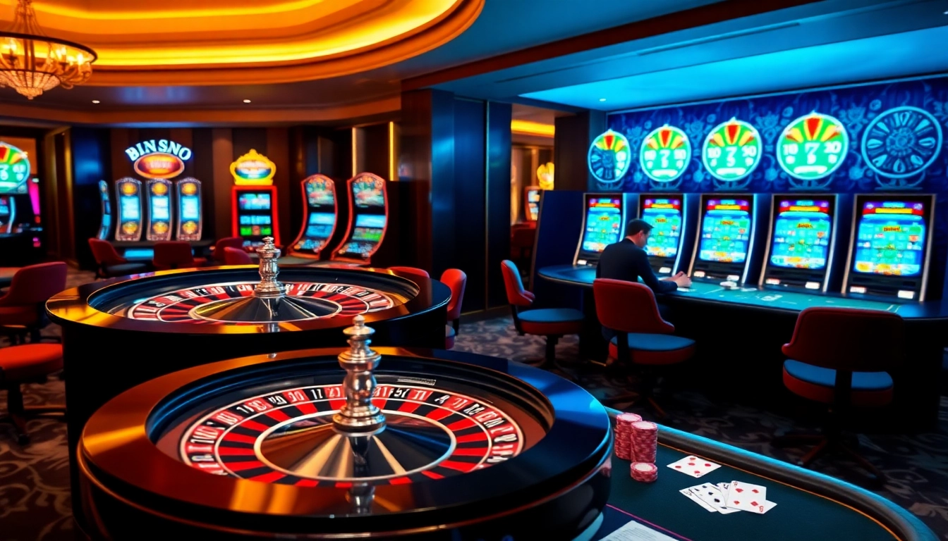 Experience vibrant gameplay at https://zx88.live/ with gamblers enjoying a luxury casino atmosphere.