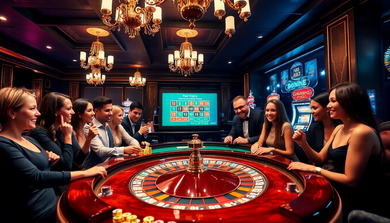 Experience exciting gaming at 789Win, a premier online casino with vibrant roulette tables and lavish decor.
