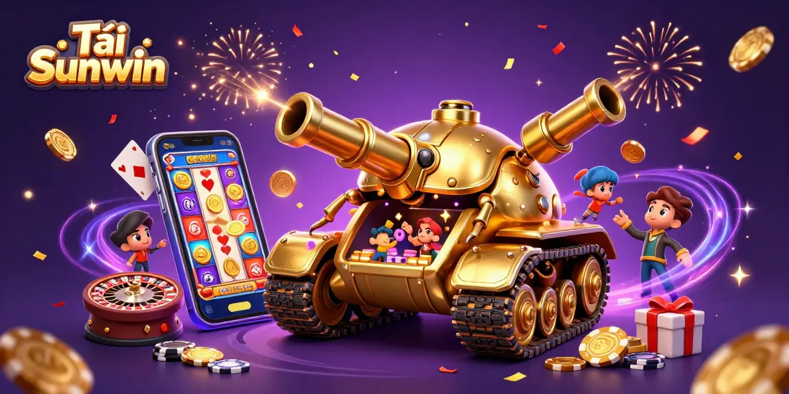 Tải Sunwin offers exciting gameplay with vibrant slots and casino elements in a detailed 3D casino scene.