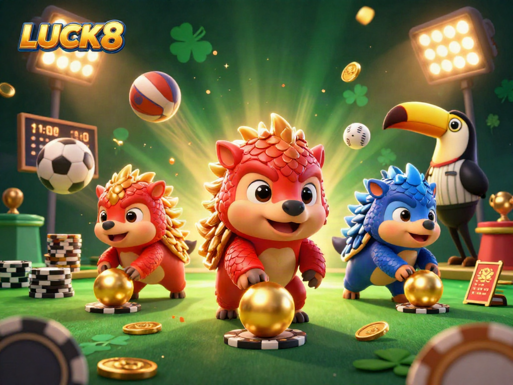 Bóng lăn vào tiền vàng trong một trận đấu giữa hai con tê tê, LUCK8 mang đến trải nghiệm cá cược độc đáo.