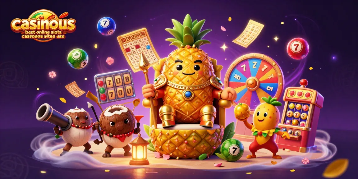 Experience the thrill at casinous best online slots casinos sites usa with vibrant slot reels and joyful characters.