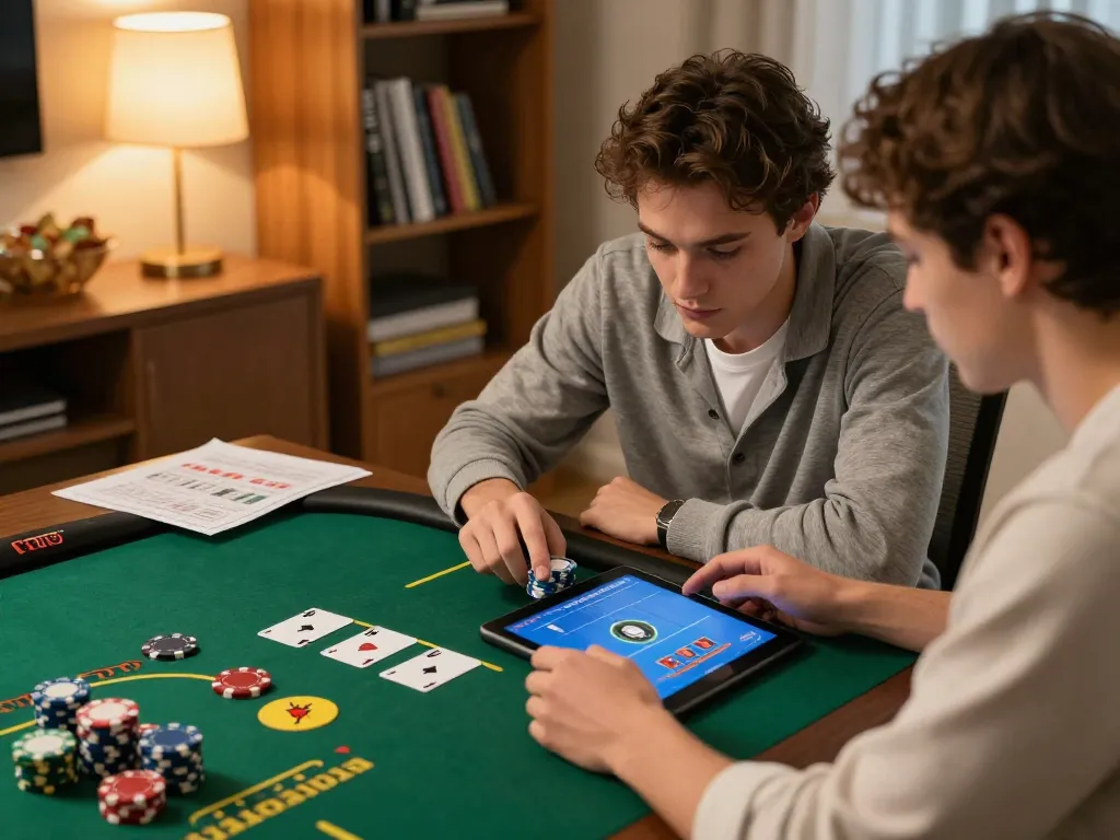 Engaging in strategic online blackjack gameplay at home with 789win.
