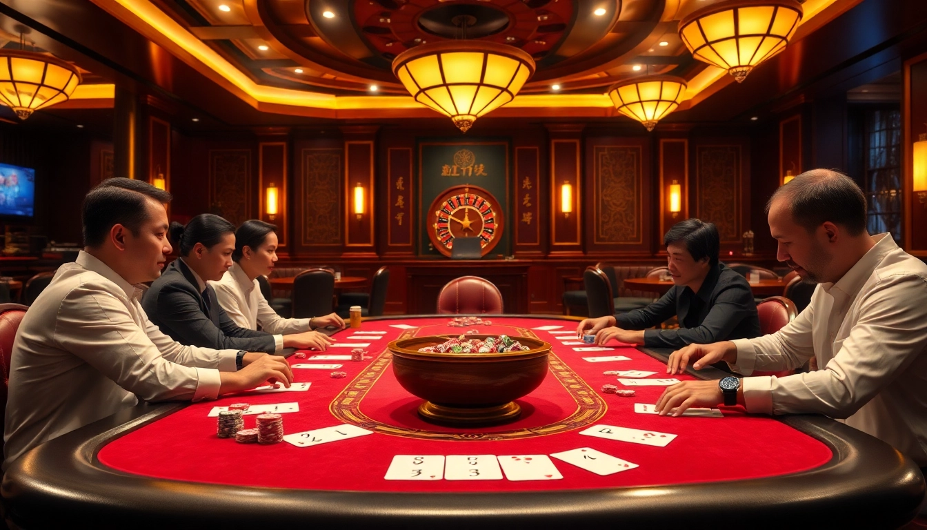 Protecting yourself when gambling in xóc đĩa at a luxurious online casino table with vibrant chips.