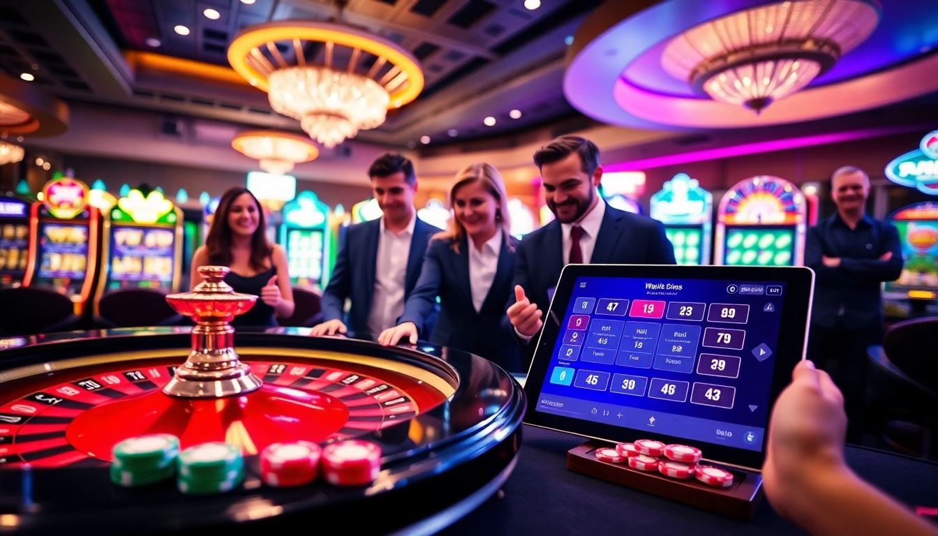 Experience thrilling gaming at https://gg888.info/ with vibrant casino tables and lively players enjoying games.