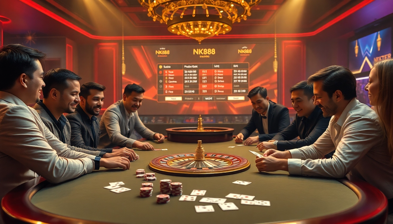 Join the thrill with nhà cái nk88 at a vibrant poker table, where strategy meets excitement.