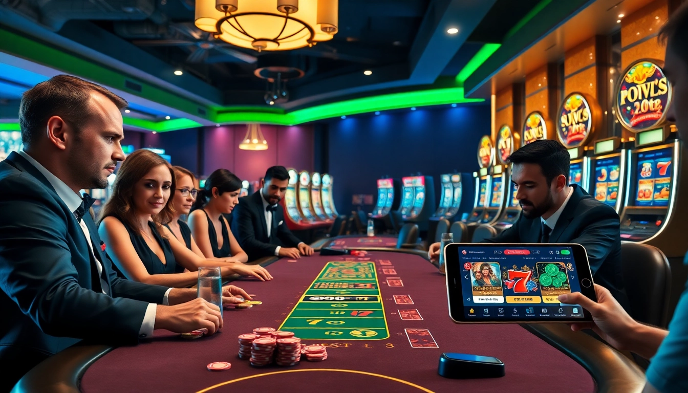Daga offers an exciting casino experience with vibrant gaming tables and professional dealers.