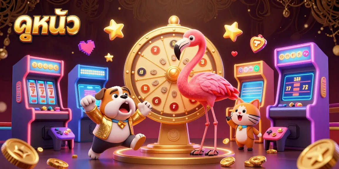 Experience ดูหนัง with an ultra-detailed 3D carnival atmosphere featuring dynamic game elements.