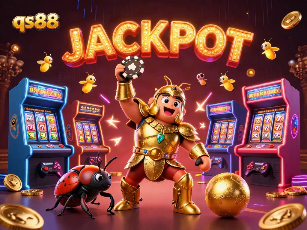 Engage in thrilling gameplay at qs88 with vibrant characters and jackpot excitement!
