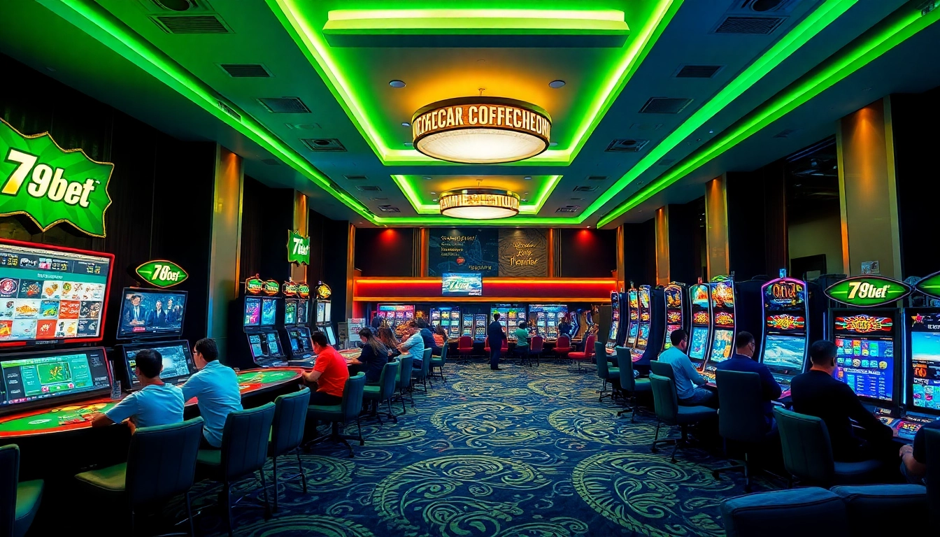 Exciting gaming scene at 789bet showcasing diverse online gambling experiences.